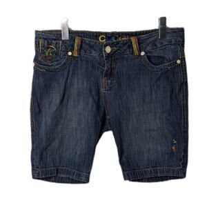 Coogi Vintage 90's Y2K Jean Shirts Rainbow Stitching Low Rise